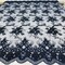 1 Yard Elegant Beaded and Corded Bridal Lace Fabric Embroidered on 100% Polyester Net Mesh 51" Width